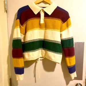 Fall striped sweater